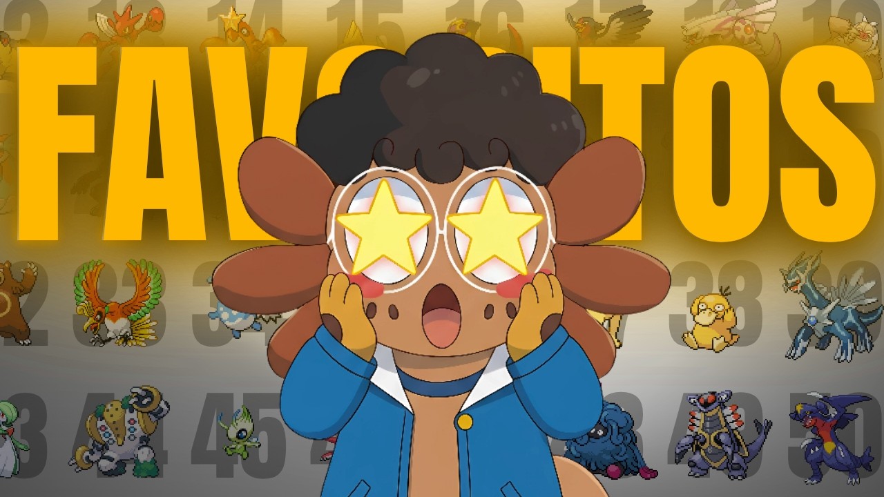 EXPLICANDO Mis 50 Pokémon Favoritos — Especial 3 Años 🎉🔥