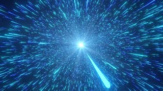 Millions Of Shooting Stars Deep In Outer Space Fly By At Light Speed 4K VJ Loop Moving Background