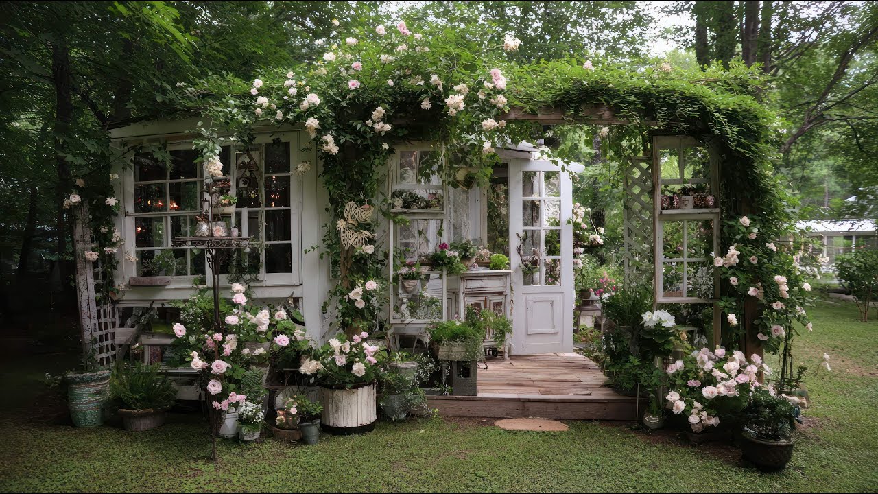 Create Outdoor Living Trends: A Stunning Backyard Garden Created With Recycled Material Designs