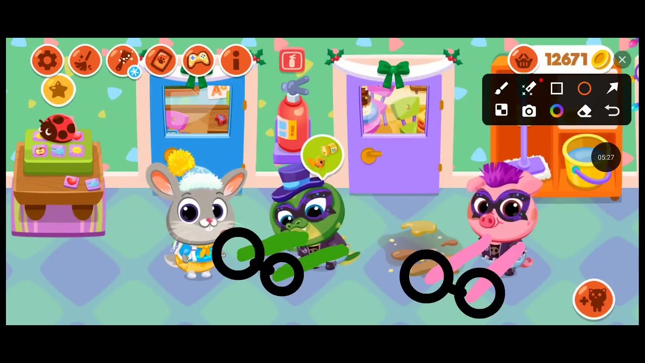 Bubbu e seus amigos em: Bob e Pego roubaram os óculos da Pandilla