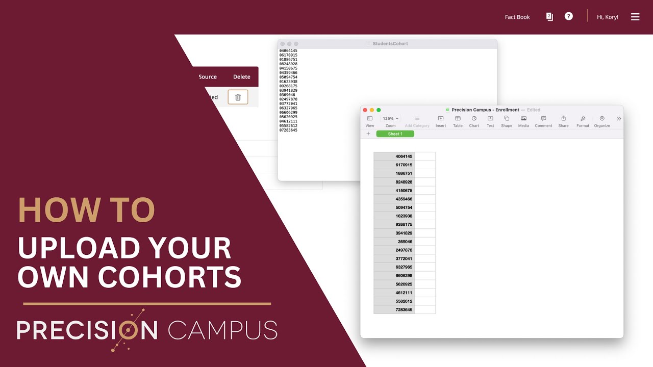 How to Upload Your Own Cohorts - YouTube
