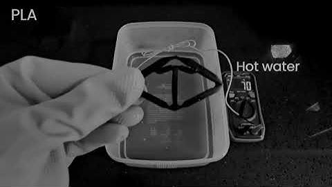 Shape memory effect in 3D printed PLA structure