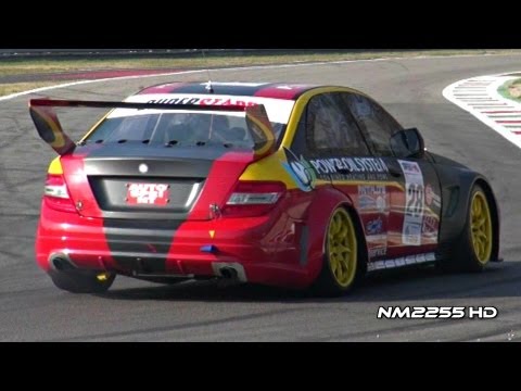 mercedes-c63-amg-race-car-brutal-sound!