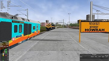 RailIndia Route (Deoli) Howrah - Patna in Indian Train Simulator | Microsoft Train Simulator (MSTS)