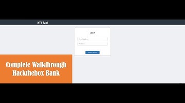 Cyber Security | Ethical Hacking | Pentesting Lab | Hackthebox | Bank