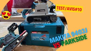 Parkside VS Makita Ponceuse à bande  34,99€ vs 279€