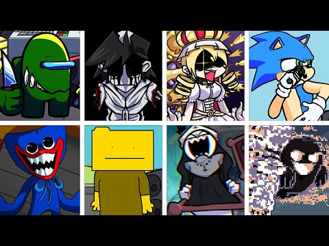 Reactor but Every Turn a Different Character Sings 🎶 (FNF Reactor but Everyone Sings It)