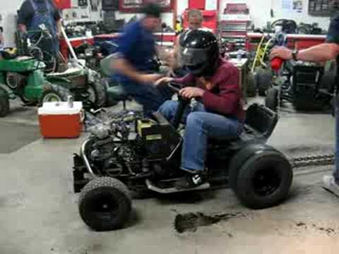 Lawn Tractor Burnout