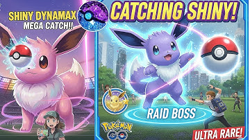 💥 Unbelievable! Shiny Dynamax Eevee Spawn & Catch!