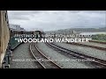 Riding the ffestiniog  welsh highland railways woodland wanderer porthmadog to tanybwlch