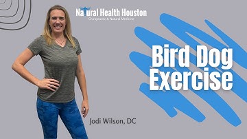 Bird dogs: Beginner, low impact exercise for abdominal core muscles