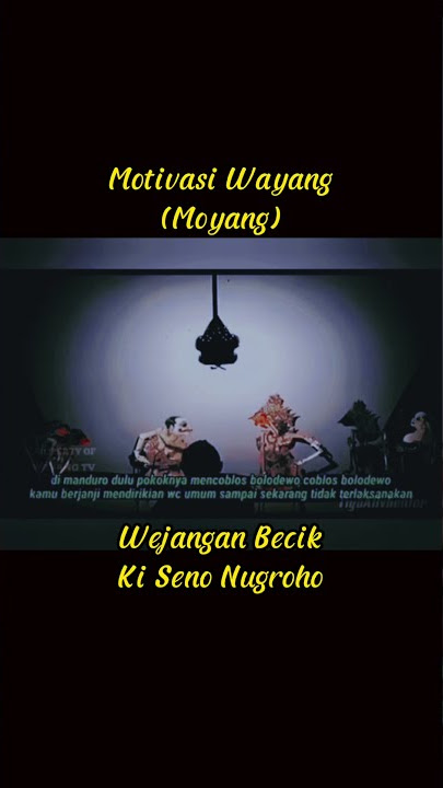 Story WA Wayang || Pitutur Luhur Bagong || Ngelingno Bolodewo - Ki Seno Nugroho