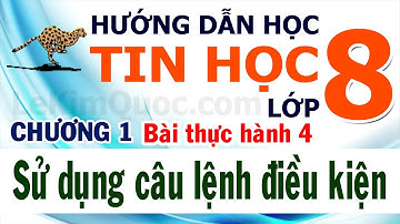 🐆 Hướng Dẫn Học Tin Học Lớp 8 🐆 Chương 1: Lập trình đơn giản 🐆 Bài thực hành 4