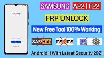Samsung A22/F22 FRP/Bypass Google Account Lock 2021 September Without Smart Switch/No Copy Account