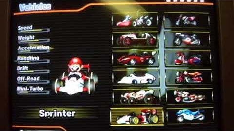 [MKWii] - Custom Characters - Episode 1 - Electric Mario on the Hovercraft