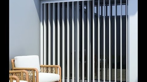 MOVE Vertical Operable Aluminium Louvre System