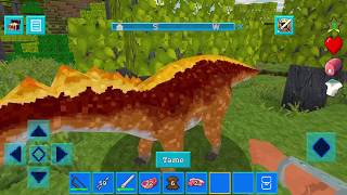 DinoCraft Survive & Craft Pocket Edition - GAMEPLAY 1 screenshot 5