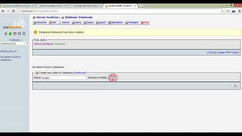 Bài 22 Tạo cơ sở dữ liệu với hệ quản trị mysql Lap trinh web với php mysql html css