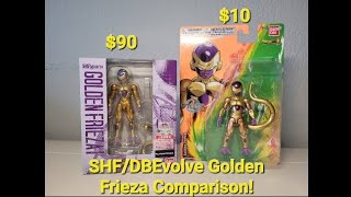 S.H.Figuarts Golden Frieza Comparison to DBEvolve Version!!