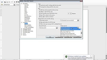 Make docx the Libre Office default