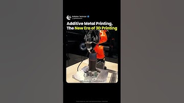 Robot 3D Prints Metal Parts Like Magic ⚙️🔥 ✅