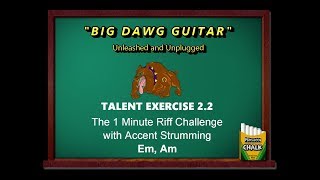FREE Guitar Lesson BIG DAWG GUITAR Talent Exercise 22 GaylerdGUITAR