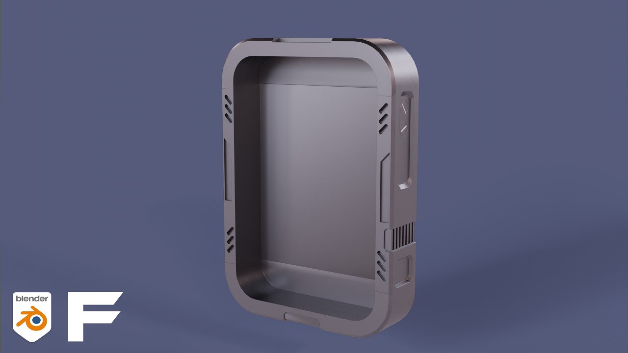 Blender Hard Surface Tutorial - Space Container
