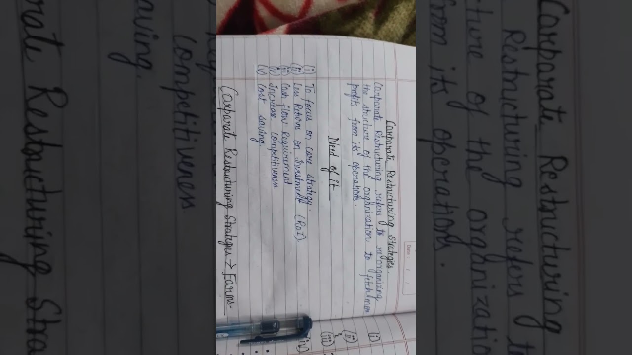 corporate restructuring strategy