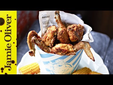 Recipe - Jamie Oliver Crunchy Garlic Chicken Nuggets INGREDIENTS: ○1 garlic clove ○1 lemon ○6 cream . 