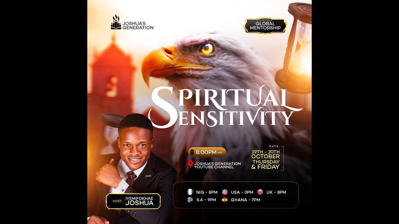 Spiritual Sensitivity | How to see in the Spirit | Joshua Generation ...