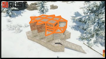 ROOF EXPLOIT BUNKER BASE | Minimum 14c4 | Rust Building 3.0 (PATCHED)