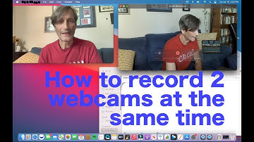 How to record 2 webcams at the same time on a mac with quicktime 2024