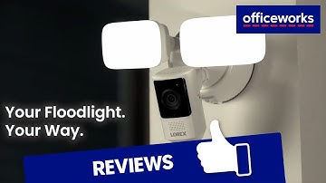 Lorex 2K Wired Floodlight Security Camera