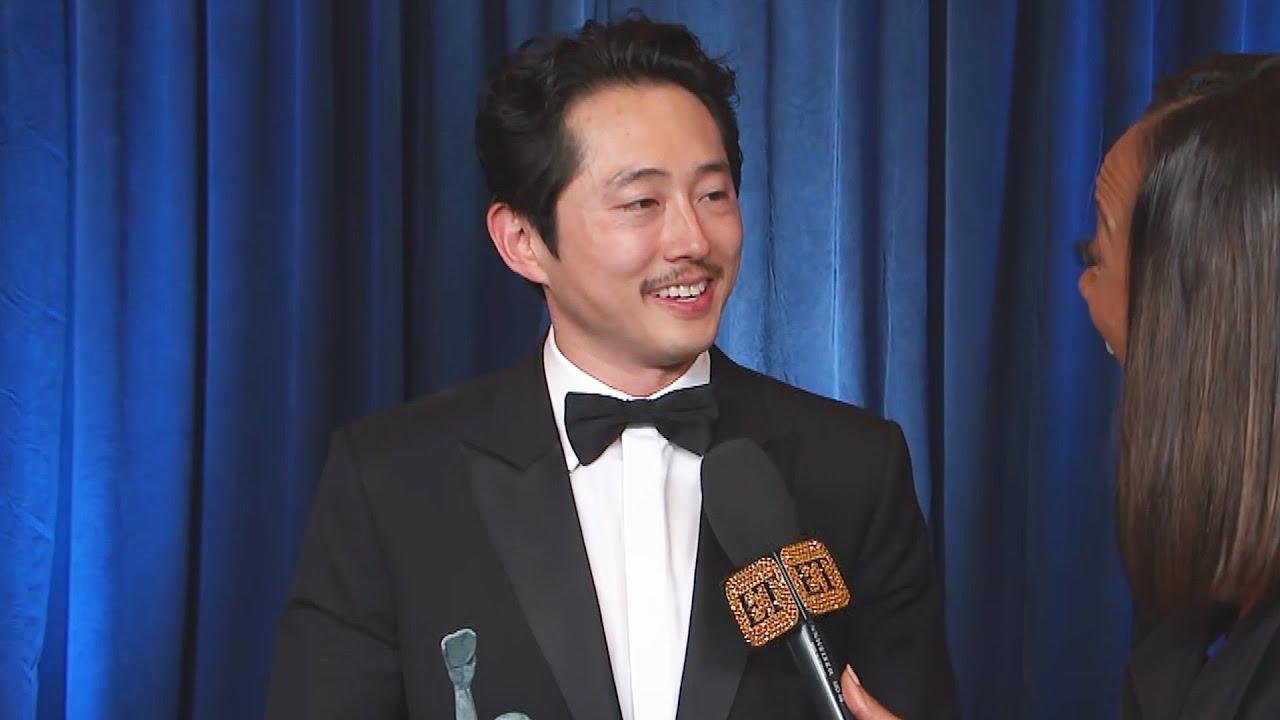 Steven Yeun Discusses BEEF Sweep Following SAG Win - Exclusive Interview