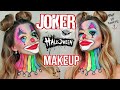 🎃Макияж на Хэллоуин: Джокер 🤡 Пошагово / Halloween Makeup: Joker 👻 Tutorial