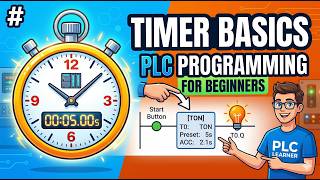TON Timer Basics | PLC Programming for Beginners