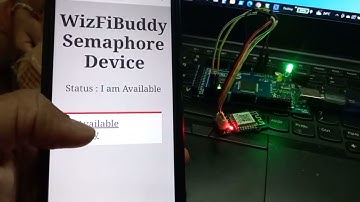 Web Server Controlled Semaphore Device - WizFi360
