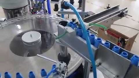 Fully automatic 6 head filling press capping machine for hair oil filler capper