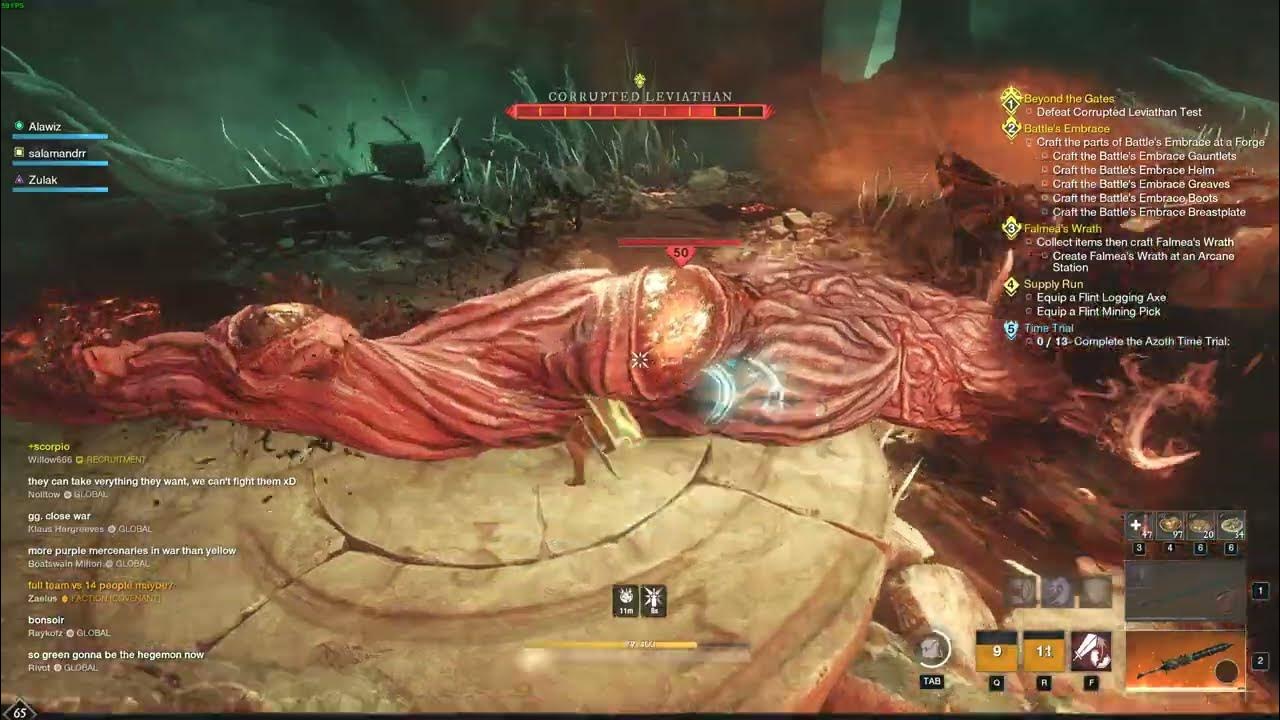 Corrupt Leviathan Test Solo Challenge NEW WORLD " Beyond the Gates