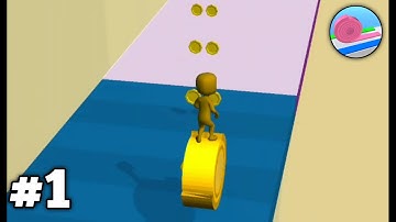 LAYERS ROLL 🧶🎗️🧶 ALL LEVELS GAMEPLAY ANDROID, IOS PART 1