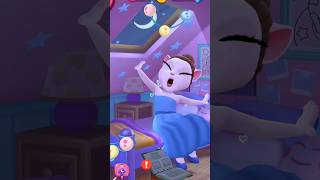 goodnight Cinderella 😘 | My Talking Angela 2✅ #games #gameplay #gaming #satisfying #shorts screenshot 5
