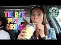 TRYING THE NEW STARBUCKS TIE DYE FRAPPUCCINO! *WHERES THE TIE DYE?*