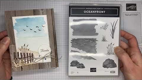 Stampin’ Up! Oceanfront Thank You Card Tutorial