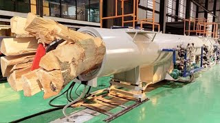 Awesome And Creative Giant Wood Cutting Process - Advanced Technology And Skilled Workers