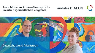 audatis DIALOG 89 - Ausschluss des Auskunftsanspruchs im arbeitsgerichtlichen Vergleich