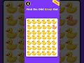Emoji Odd One Out Find Challenge 👀| Eye test | #shorts