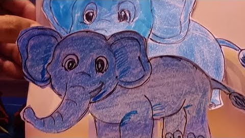 POP - UP card ||DIY||Making  of Elephant pop up card in 2minutes