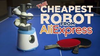 Ping Pong the Сheapest Robot Aliexpress | Robot for Table Tennis screenshot 2