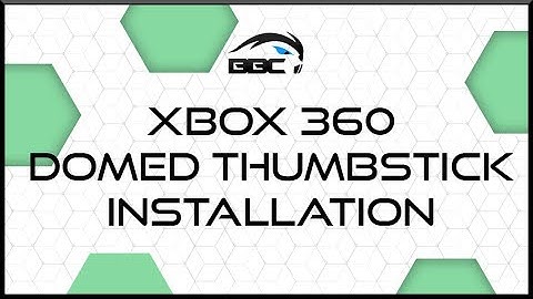 Xbox 360 domed ps3 style thumbstick install