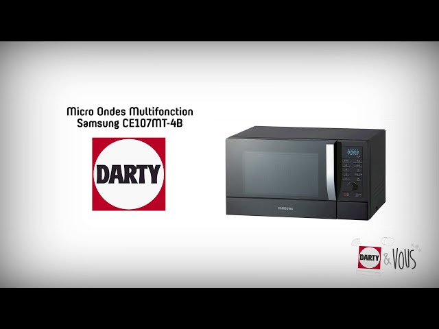 Micro-ondes combiné Samsung CE107MT-4B - démonstration Darty 